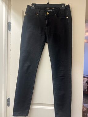 Michael Kors Jeans Women’s Black Skinny Mid Rise Stretch Denim Classic Fit